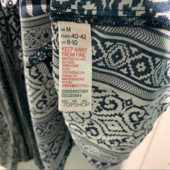 Topshop Tile Print Strappy Sundress - Picture 5 of 7